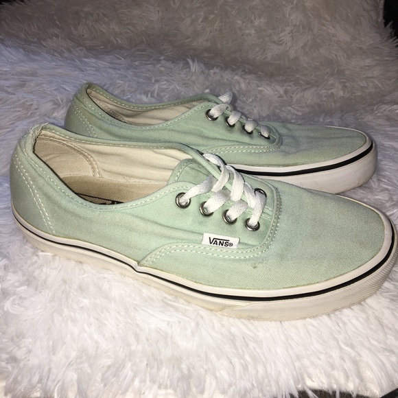 vans pastel green